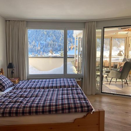 Wef Apartment Mit Weitsicht Davos Bagian luar foto